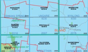 Weethalle 8230-S NSW Topographic Map
