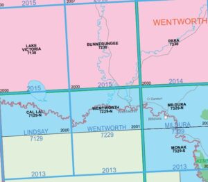 Wentworth 7229-N NSW Topographic Map