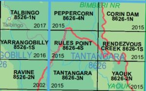 Rules Point 8626-4S NSW Topographic Map - Printed