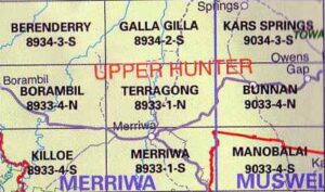 Terragong 8933-1-N NSW Topographic Map
