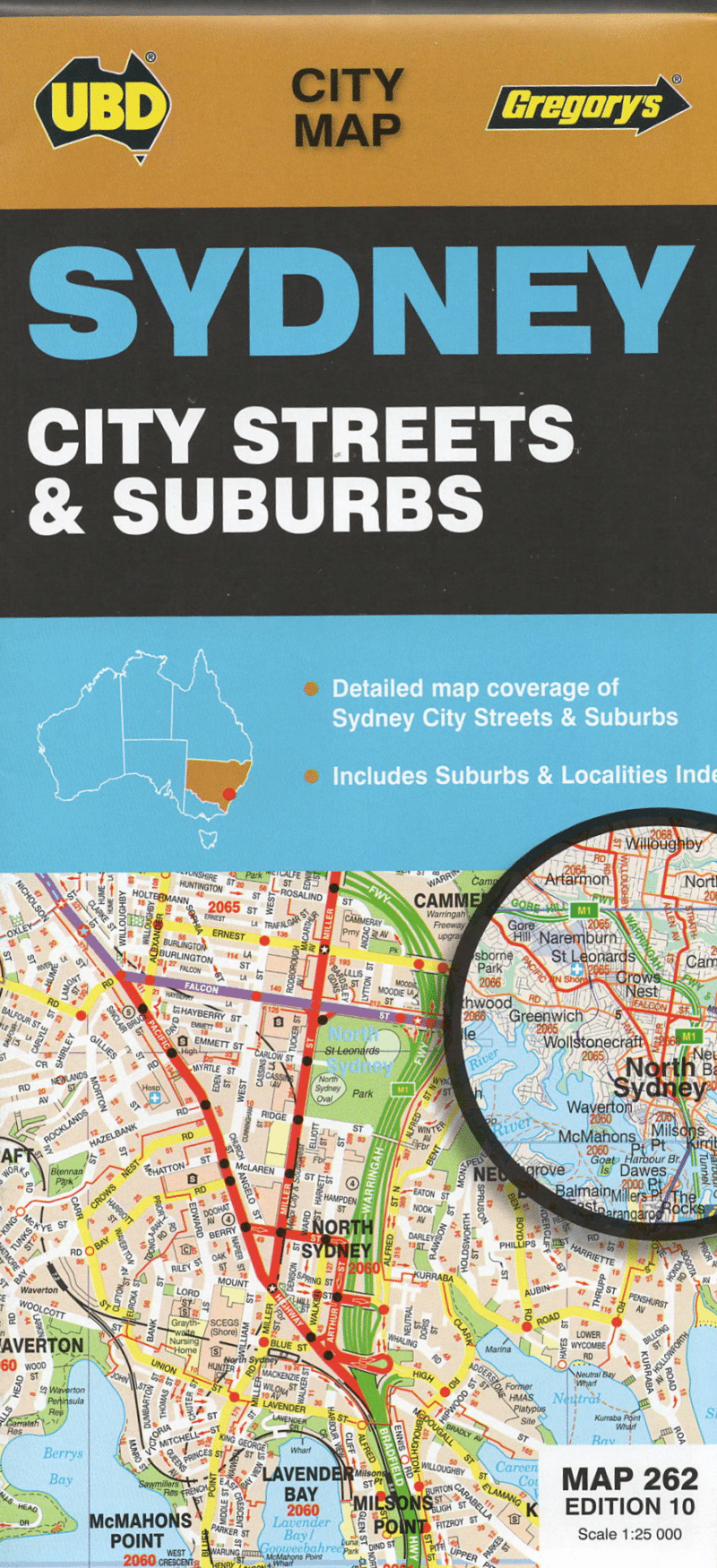 Sydney City Streets and Suburbs No. 262 UBD/Gregory