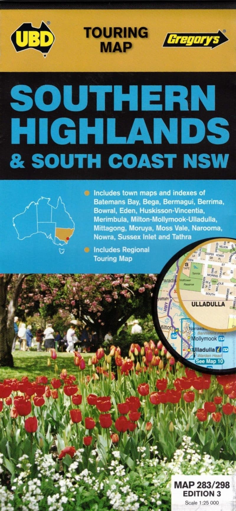 Southern Highlands Map 283 / 298 UBD Gregory's