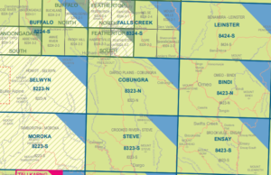 Cobungra 8323-N 1:50,000 Scale Vicmap